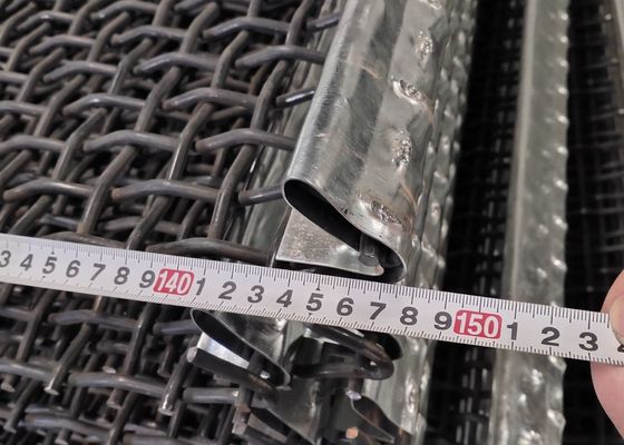 0,7 - acier au carbone moyen serti par replis par Gi du grillage 45# de 20mm