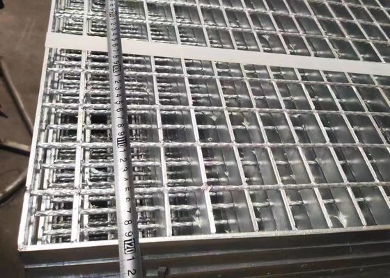 Grille en acier galvanisé à chaud pour plancher et tranché