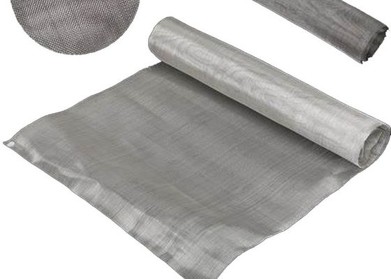 Tissu tissé à l'envers 4-3200 mailles carrées de sable métallique pour écran à filtrage