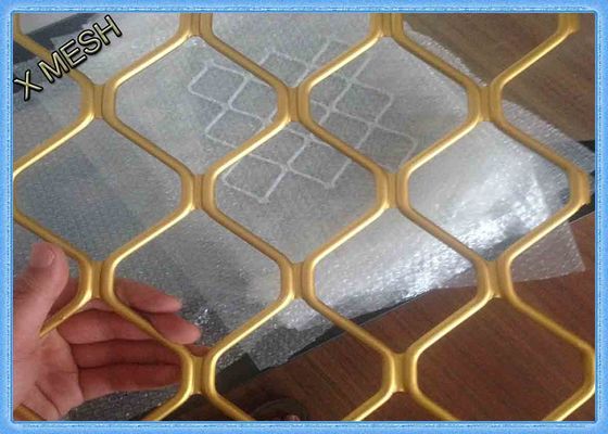 Le jet en aluminium de Diamond Expanded Metal Mesh Decorative peignent 4 x 8 résistants