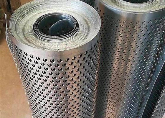 Fabrication d'acier au carbone avec un trou rond et une grille métallique perforée