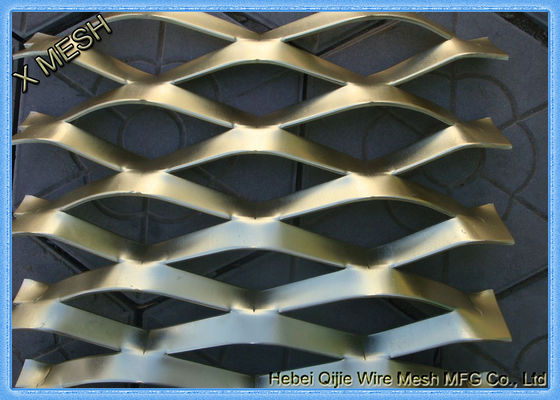 Feuille de Diamond Hole Aluminum Flattened Expanded surface de nature de 1,2 x de 2.4m