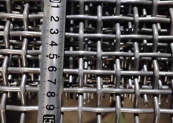 Fil serti par replis par serrure Mesh Size d'écran de vibration de solides solubles 201 1.5m x 1.95m