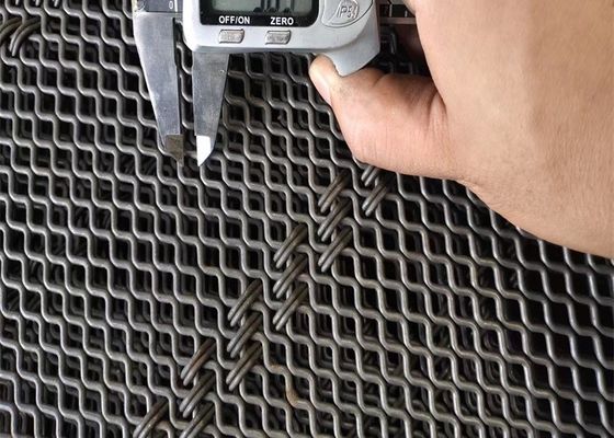 Taille de extraction de Mesh Woven 1mm d'écran de fil sertie par replis par serrure