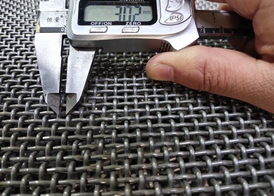 Sable serti par replis Mesh Vibrating Screen du fil 65mm 1.5m x 1.95m