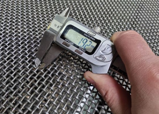 Sable serti par replis Mesh Vibrating Screen du fil 65mm 1.5m x 1.95m