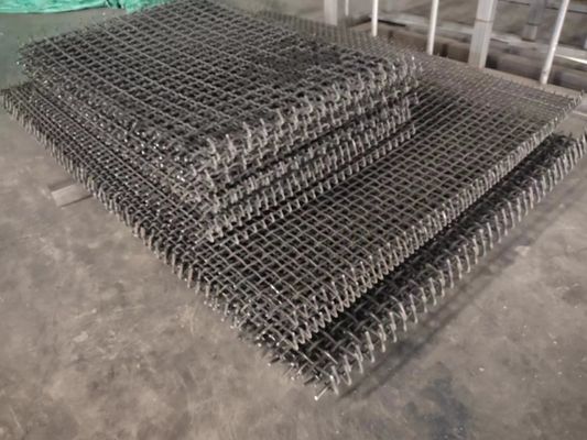 65mn Écran de vibration en acier à treillis métallique crimpé fabricants