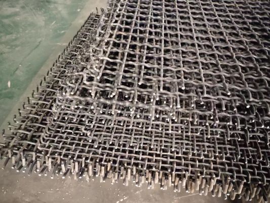 65mn Écran de vibration en acier à treillis métallique crimpé fabricants