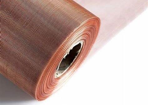 1.2m Largeur Mesh de fil de cuivre 0,56 * 0,56 ouverture * 0,15 mm Diamètre du fil