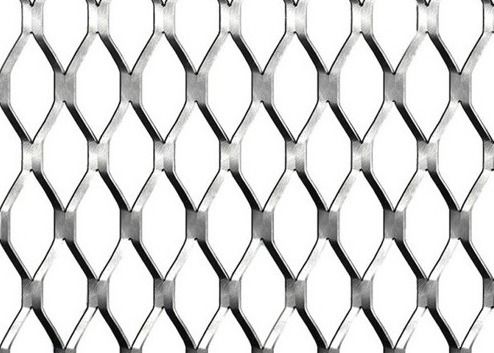 La taille augmentée par aplatie a meulé a augmenté la surface 1.2x2.4 M augmentée de tissu de maille en métal