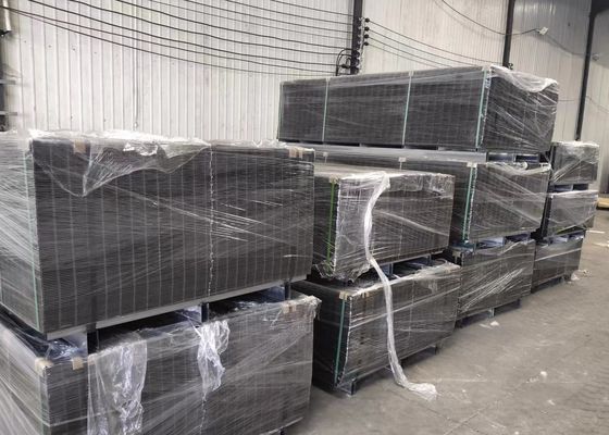Panneau de treillis métallique soudé de construction durable revêtu de zinc