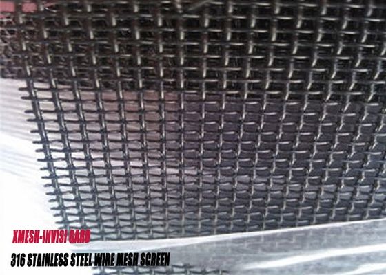 Solides solubles 304 fil Mesh For Entry Doors d'acier inoxydable d'écran de sécurité 316 316L