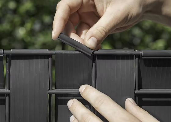 Facile à assembler bande de protection de la vie privée en PVC pour la clôture à chaîne