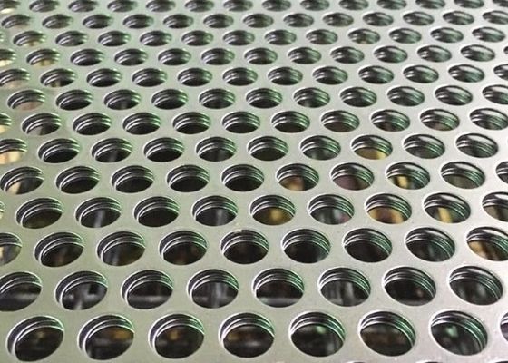 Rond/place/diamant a augmenté la maille perforée en métal, maille de trou de poinçon