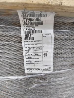 Odm et OEM solides solubles 305 ont galvanisé la corde de fil d'acier