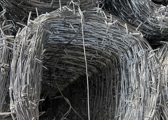 Fil de fer barbelé en fer galvanisé en plastique militaire calibre 2,0 mm 10