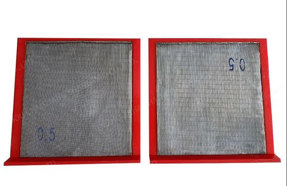 Écran de fil de fer de coin minier Perte de basse pression 0,02 mm-12,7 mm Portée d'ouverture