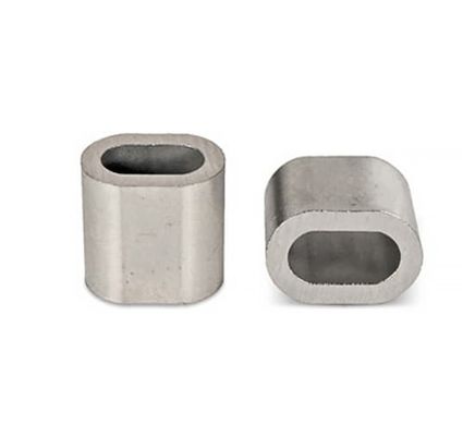 Ferrule en aluminium DIN EN 13411-3 en acier inoxydable pour la fixation de câbles