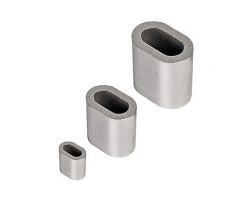 Ferrule en aluminium DIN EN 13411-3 en acier inoxydable pour la fixation de câbles