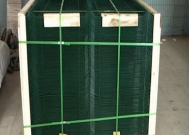 Fermeture galvanisée 3D courbée Fermeture en treillis soudés avec poste au sol