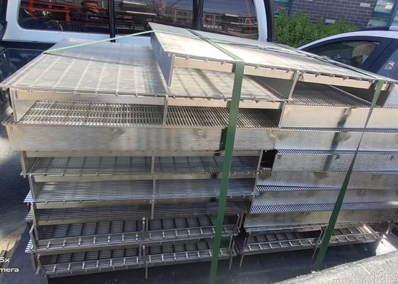Grillage métallique lourd de calibre, fil de cale de panier de crépine de maille d&#39;acier inoxydable fendu
