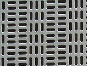 Feuille perforée à trou de fente avec filtration supérieure