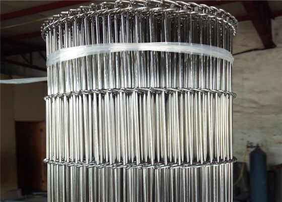 Fil Mesh Conveyor Belt de l'industrie alimentaire d'acier inoxydable 50mm