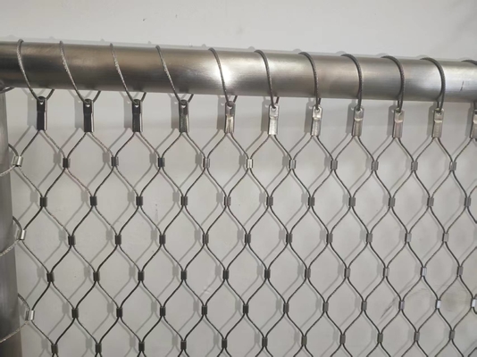 X flexible tendent la corde en acier Mesh For Balustrade de 1.2mm