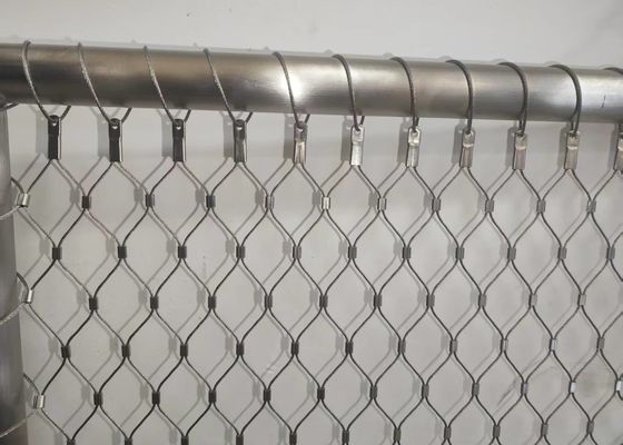 316l maille flexible de corde de fabrication de câble d'acier inoxydable du zoo 7x7