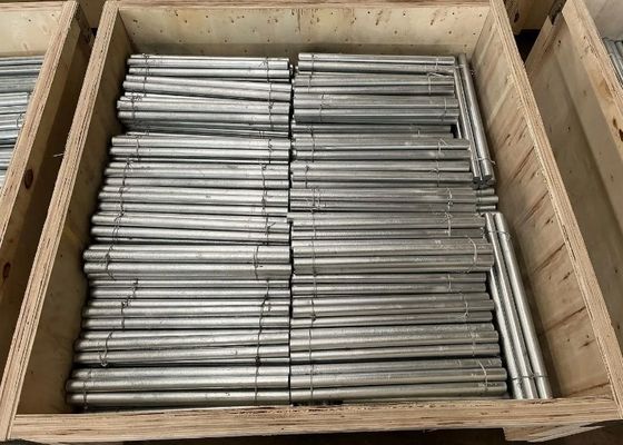 Des barres d'acier HDG de longueur de 500 mm pour diverses applications