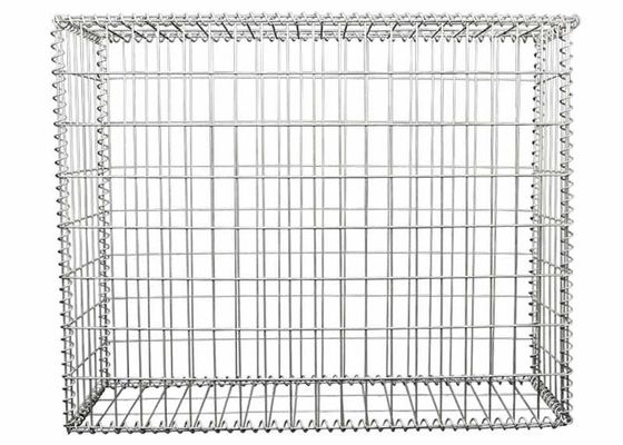 La perforation rectangulaire a soudé des paniers de Gabion a galvanisé le fil d'acier 2x1x1