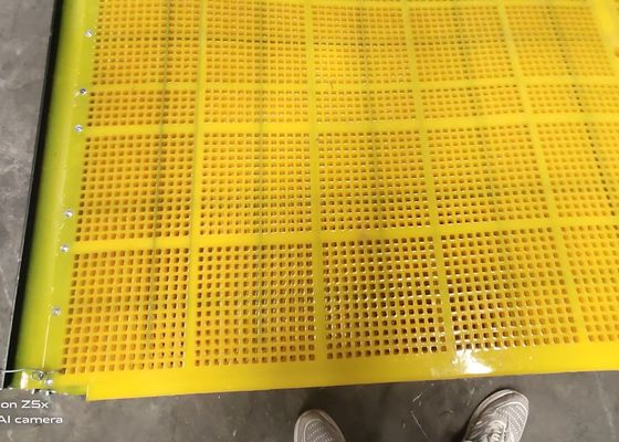 Performance optimale 30 mm d'épaisseur carré Polyuréthane Maillage d'écran en tissage simple