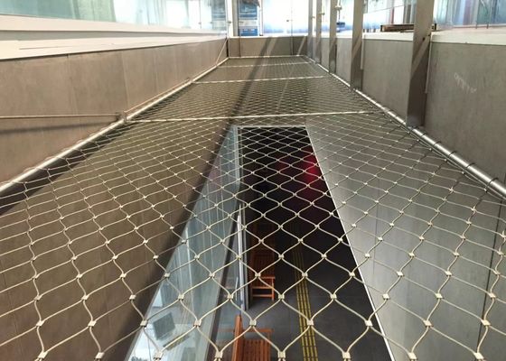 X flexible tendent la corde en acier Mesh For Balustrade de 1.2mm
