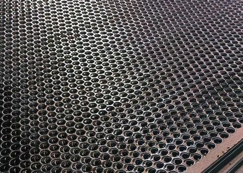 Trou rond perforé d'acier inoxydable de plat de maille en métal de conception professionnelle