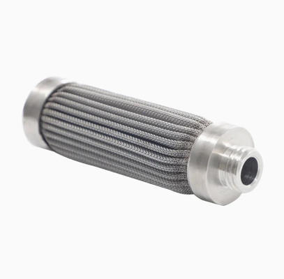 Stainless Steel Wire Mesh Pleated Filter Element High Pressure Hydraulic Oil Filter