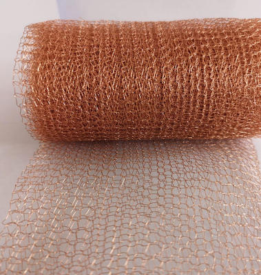 Premium Copper Wire Mesh Double Round Knitted Wire Mesh