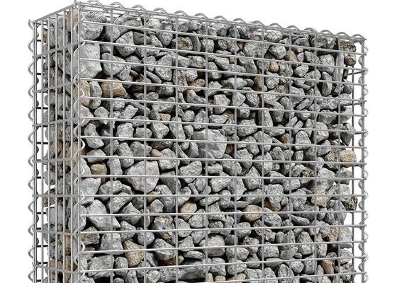 Fil 195 Gabion soudé Mesh Square Garden Edging de fer de 80 x de 80mm