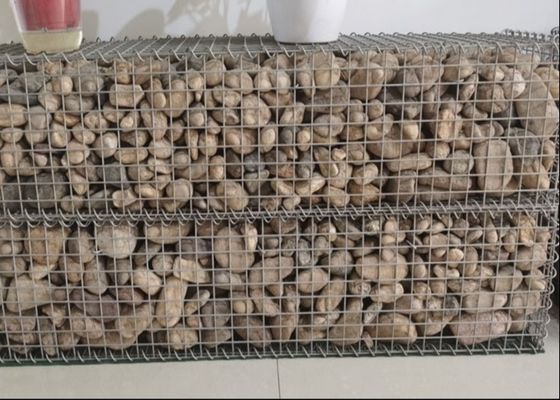 Diamètre hexagonal de Mesh Woven Gabion Baskets 2.7mm de fil