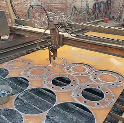 Tôle d'acier au carbone perforée SS400 pour plaque de criblage