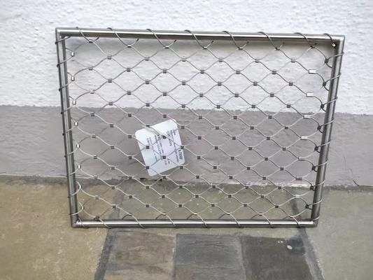 Type de virole personnalisé Inox 316 Filet de câble en acier inoxydable flexible Webnet X Tend Mesh