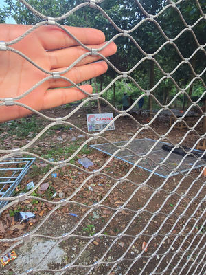 Type de virole personnalisé Inox 316 Filet de câble en acier inoxydable flexible Webnet X Tend Mesh