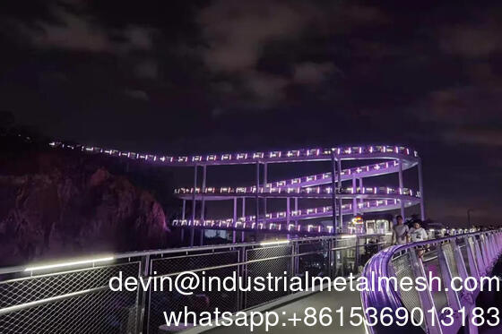 Ss 304 316 Filet de treillis métallique de zoo Câble métallique en acier inoxydable Maille d'avière pour la protection des oiseaux
