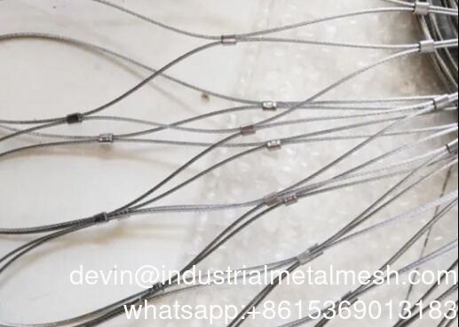 Filet de corde en acier inoxydable flexible à chaud