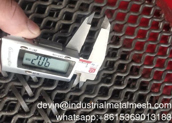 Écrans de fil de fer à crampes lourds pour écran vibrant