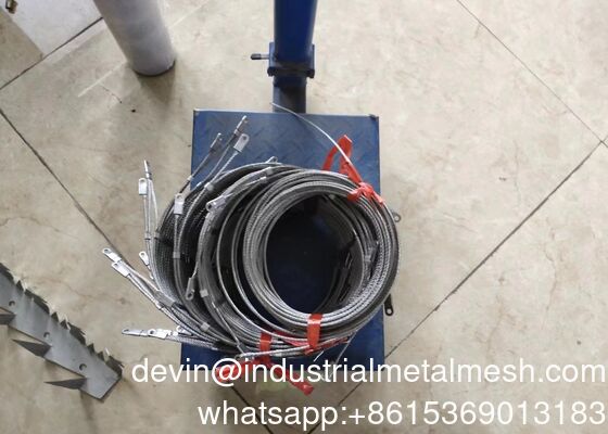 Plantes d'escalade jardin zoologique fil de fer de protection de la corde Ferrules de câble noué de la corde en maille