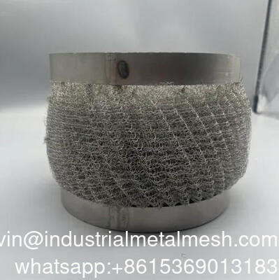 Tampon désembueur en treillis métallique en acier inoxydable de 50 80 100 150 mm d'épaisseur