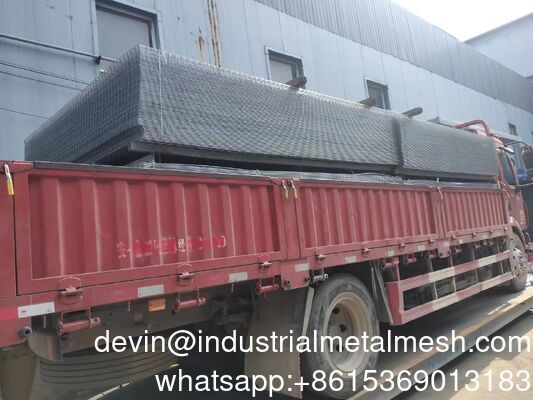 Panneaux de treillis métalliques soudés revêtus de PVC pour l'agriculture