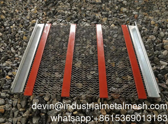 Tamis vibrant en maille durable pour applications minières et de carrière