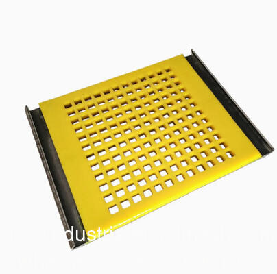 Polyuréthane Mesh Screen Hook Tightening Type Résistant à l'usure Résistant à la corrosion Haute élasticité Longue durée de vie pour le dépistage du minerai minier