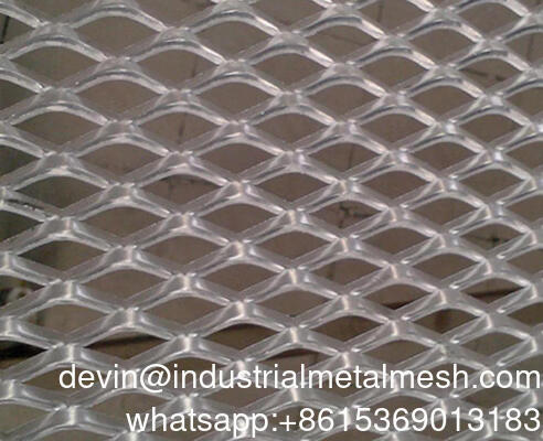 Grille métallique déployée, tôle expansible, grille diamantée / grille métallique décorative